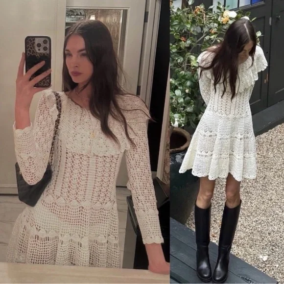 DÔEN Capucine Pearl Heirloom Dress NEW NWT - Picture 1 of 5